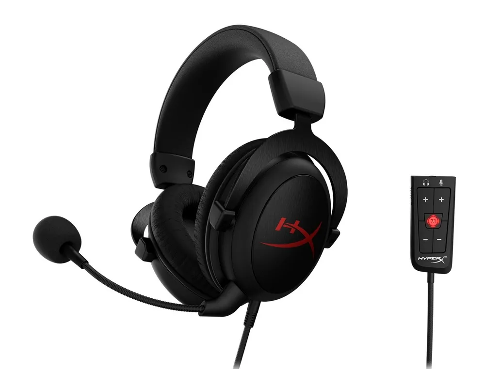 Căști gaming HyperX Cloud Core 7.1, Cu fir, Negru