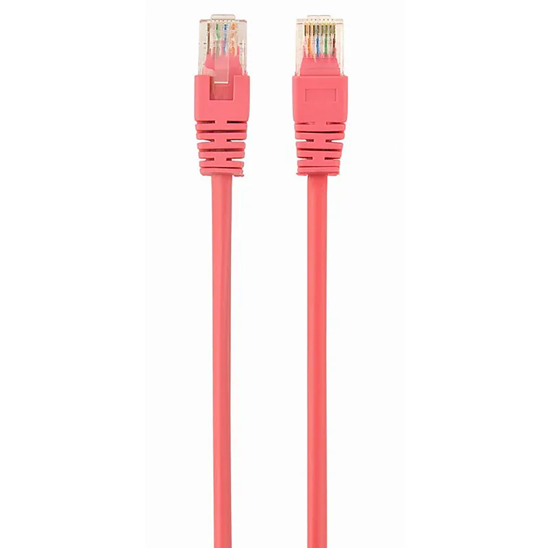 Patch cord Cablexpert PP12-2M/RO, CAT5e UTP, 2m, Roz