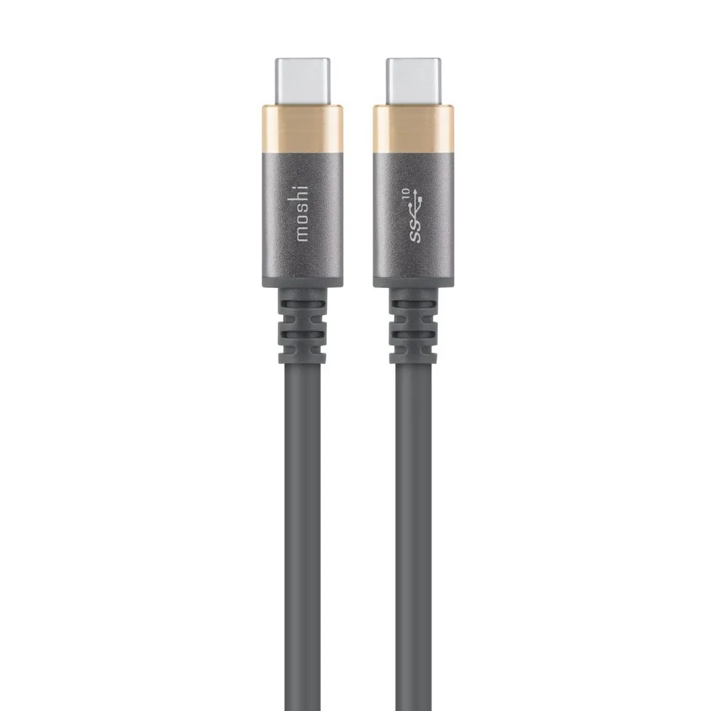 Cable MOSHI  Type-C / Type-C, 1.0 m, Gray/Gold