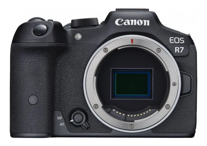 Aparat Foto Mirrorless Canon EOS R7 Body & Adapter, Negru