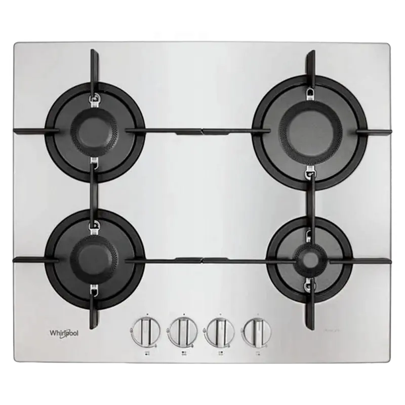 Plită pe gaz Whirlpool PMW 64D2/IXL, Argintiu