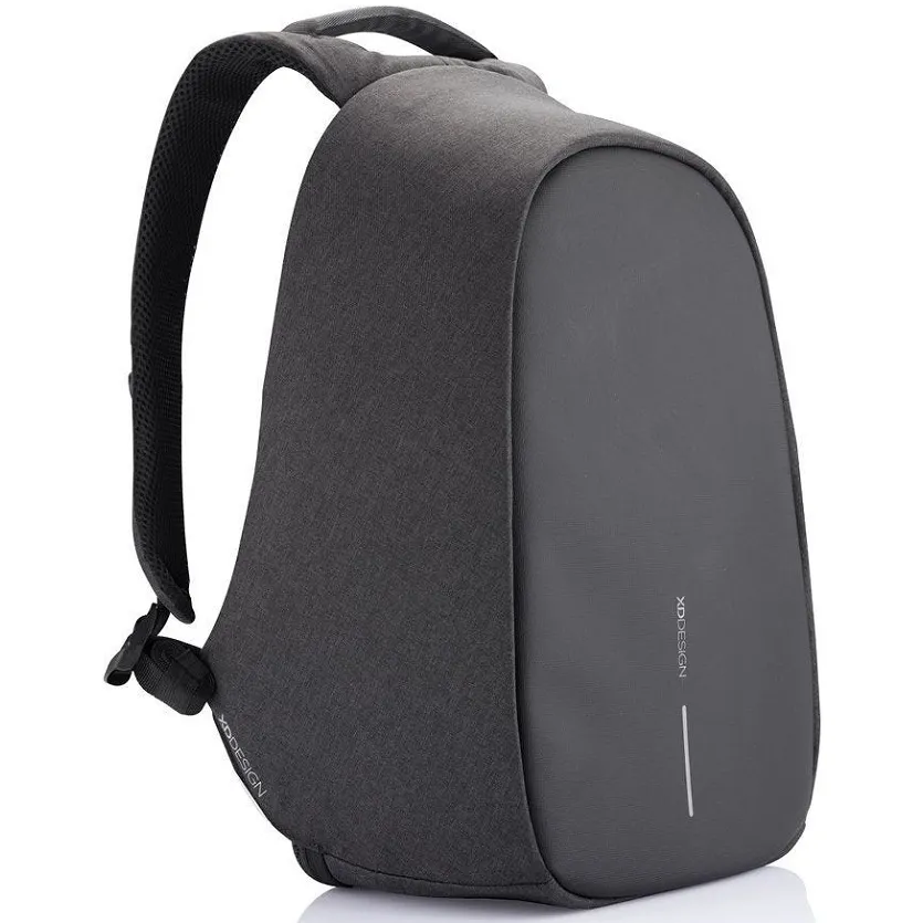 Rucsac pentru Laptop Bobby PRO, 15.6", Piele artificială, Negru