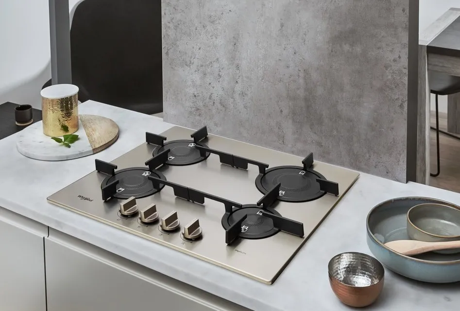 Plită pe gaz Whirlpool PMW 64D2/IXL, Argintiu