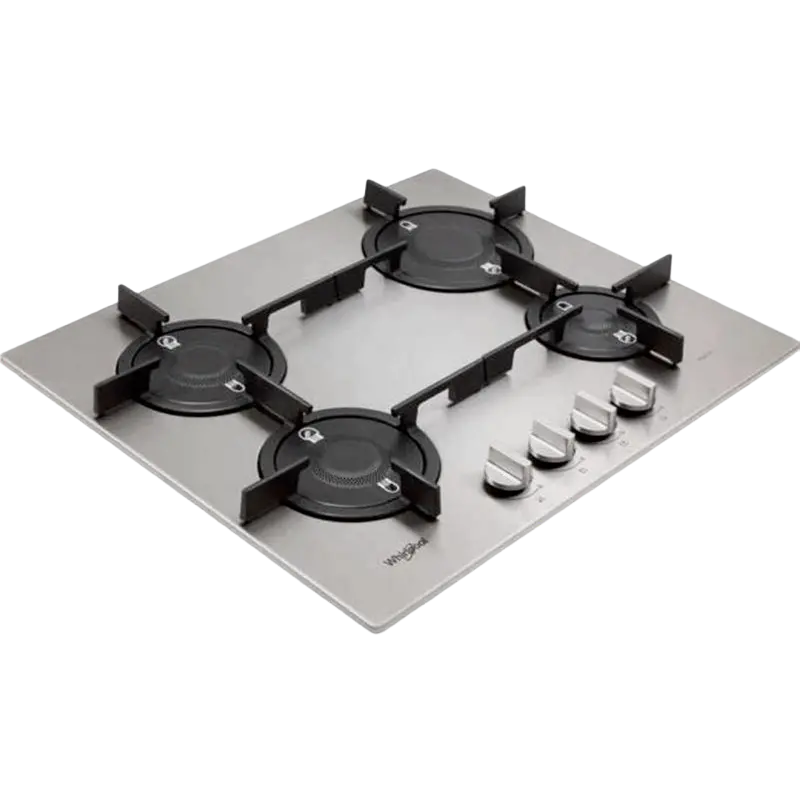 Plită pe gaz Whirlpool PMW 64D2/IXL, Argintiu