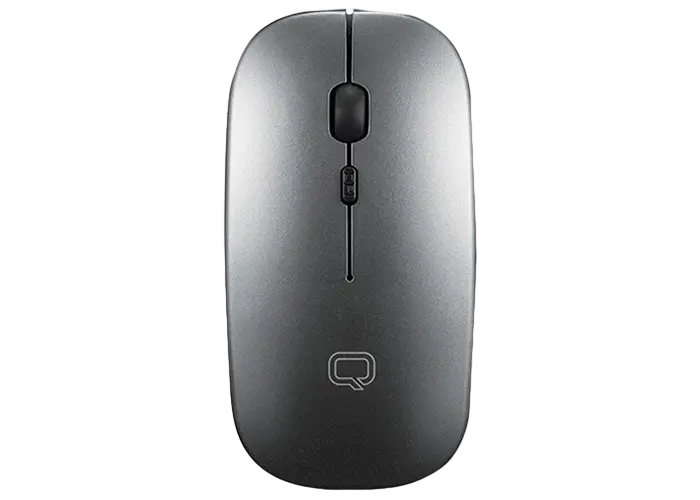 Клавиатура и мышь QUMO Paragon, Беспроводное, Серебристый