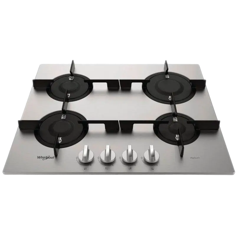 Plită pe gaz Whirlpool PMW 64D2/IXL, Argintiu