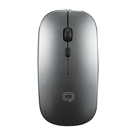 Клавиатура и мышь QUMO Paragon, Беспроводное, Серебристый