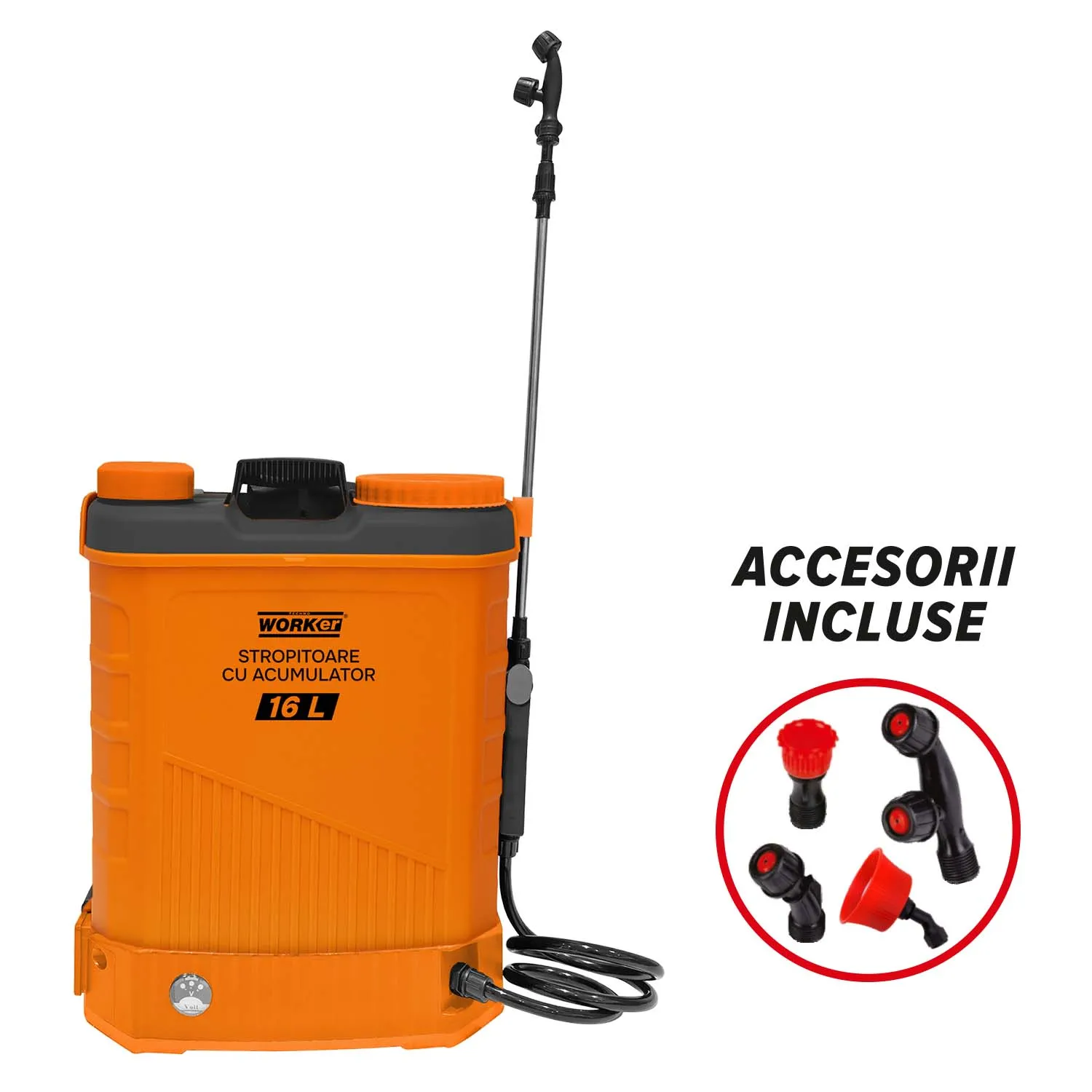 Stropitoare cu acumulator TechnoWorker 16L