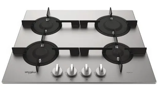 Plită pe gaz Whirlpool PMW 64D2/IXL, Argintiu