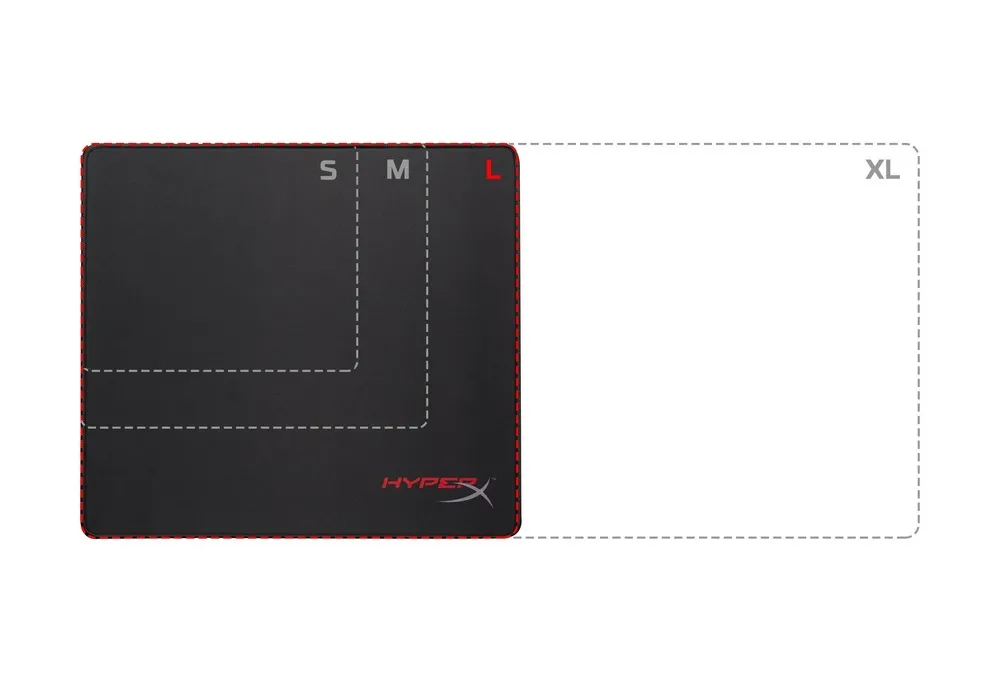 Игровой коврик для мыши HyperX FURY S Pro, Large, Чёрный/Красный 