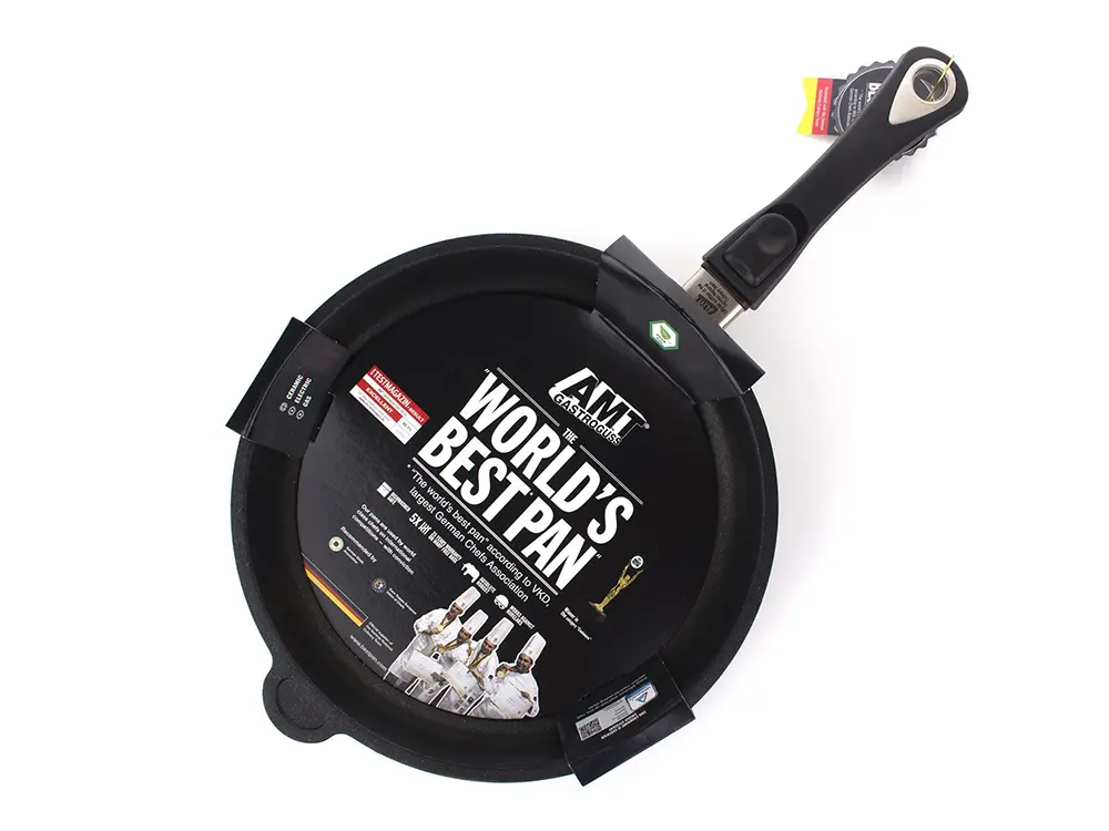 Сковорода AMT Gastroguss AMT-528-E, 1,9л, 28см, Чёрный