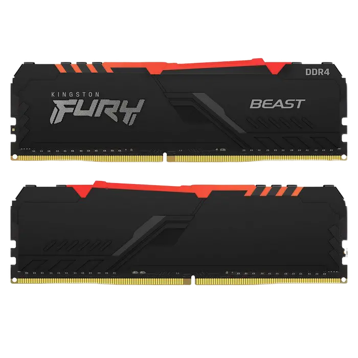 Оперативная память Kingston FURY Beast, DDR4 SDRAM, 3600 МГц, 32 Гб, KF436C18BBAK2/32