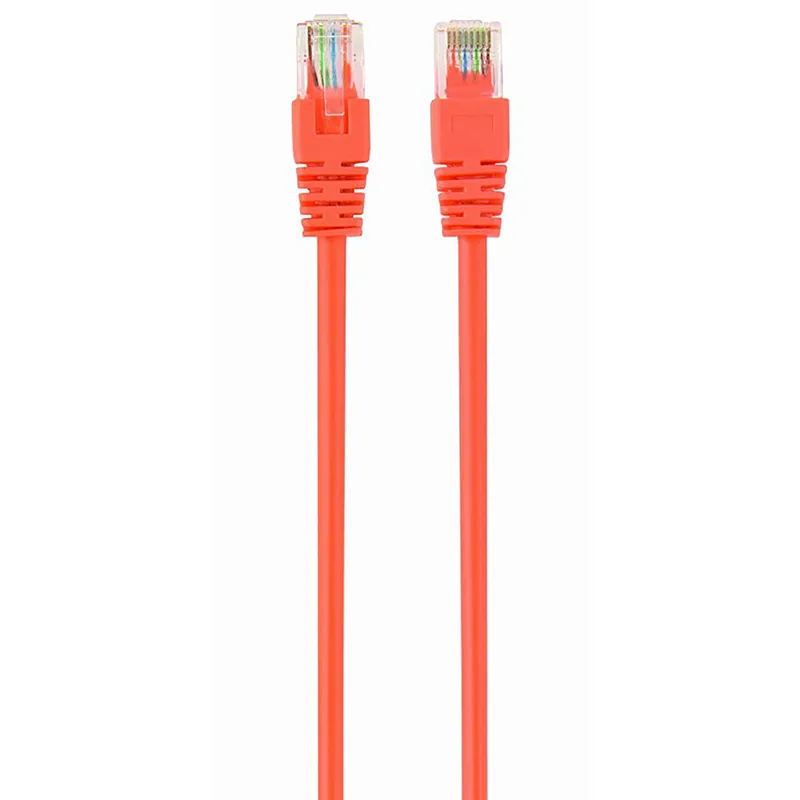 Patch cord Cablexpert PP12-1M/O, CAT5e UTP, 1m, Portocaliu