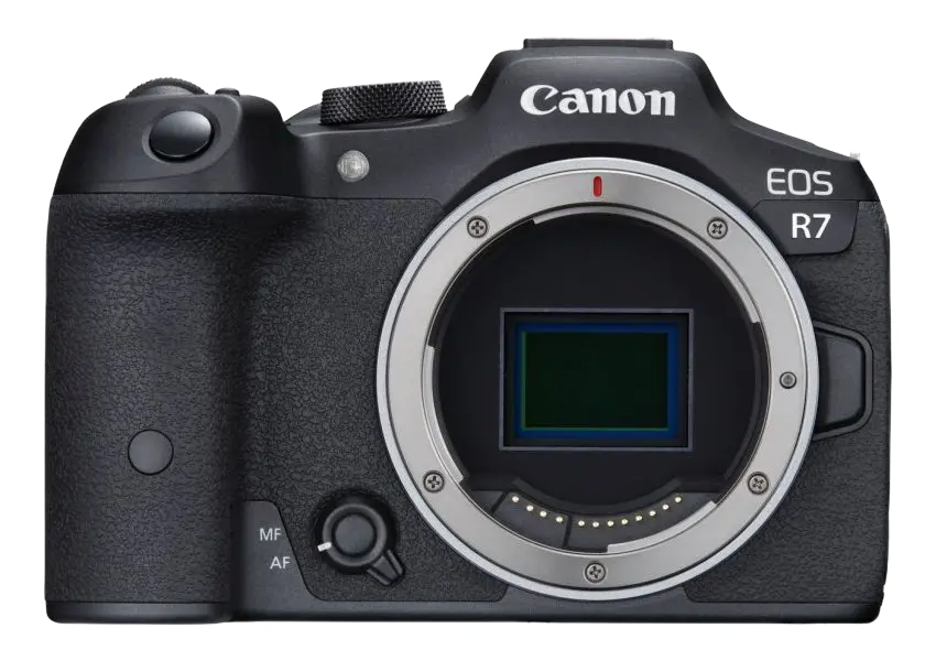 Aparat Foto Mirrorless Canon EOS R7 Body & Adapter, Negru
