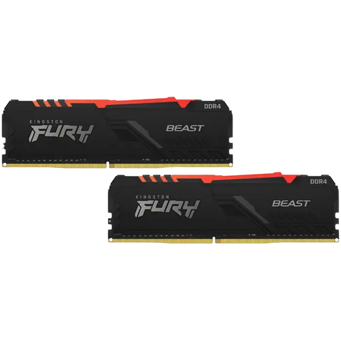 Оперативная память Kingston FURY Beast, DDR4 SDRAM, 3600 МГц, 32 Гб, KF436C18BBAK2/32