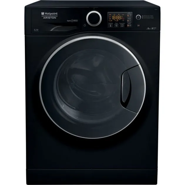 Стиральная машина Hotpoint-Ariston RSPG 623 KD UA, 6кг, Чёрный