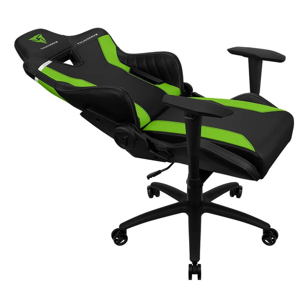 Scaun Gaming ThunderX3 TC3, PU Piele, Negru/Verde