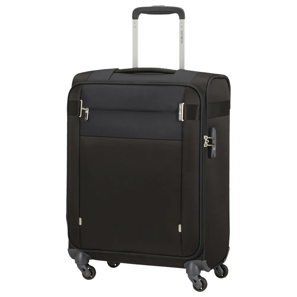 Valiza Samsonite CITYBEAT cu 4 roti 55/20 LENGTH 40CM negru