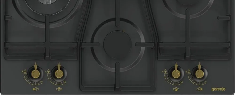 Plită pe gaz Gorenje GW 6D42 CLB, Negru