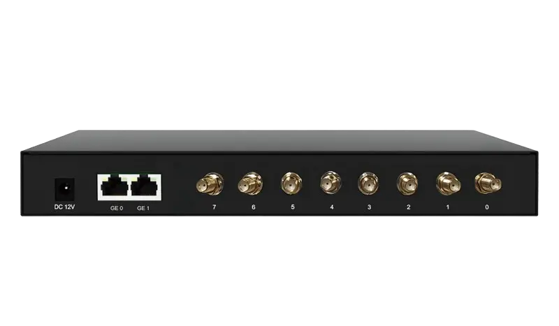 VoIP Шлюз Dinstar UC2000-VE-8G-V113, Чёрный