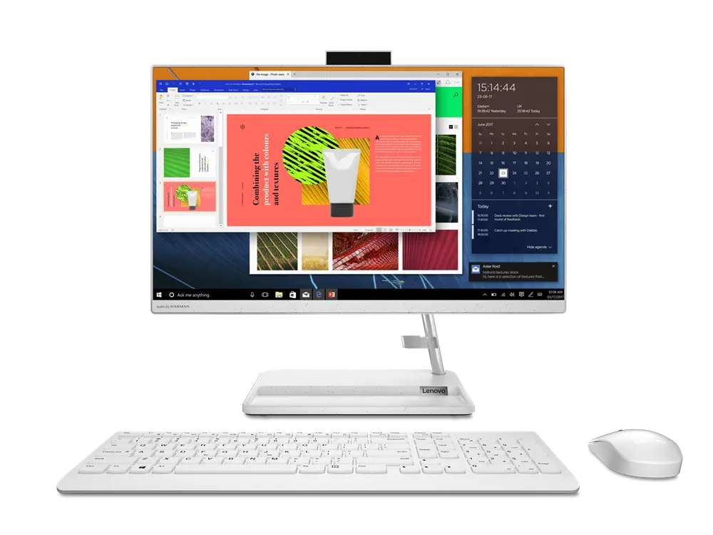 Моноблок Lenovo IdeaCentre 3 22ITL6, 21,5", Intel Core i3-1115G4, 8Гб/256Гб, Без ОС, Белый