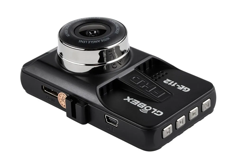 Cameră auto DVR Globex GE-112, Full-HD 1080P, Negru