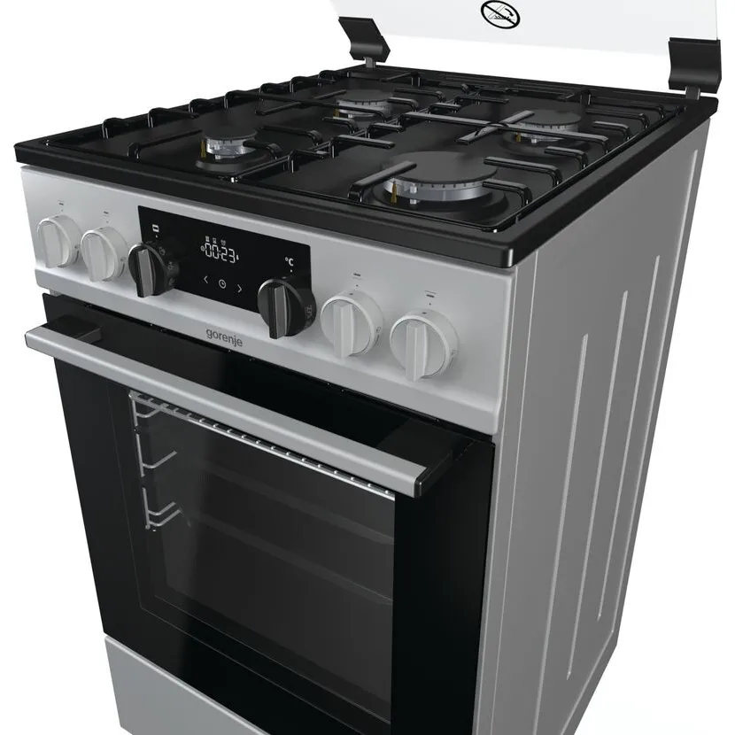 Aragaz Mixt Gorenje K5341SH, Argintiu