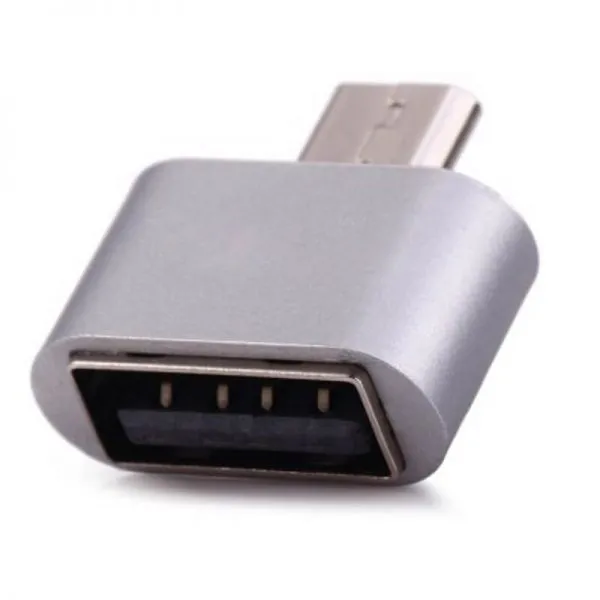 Adapter Remax OTG Micro-USB to USB A, Silver
