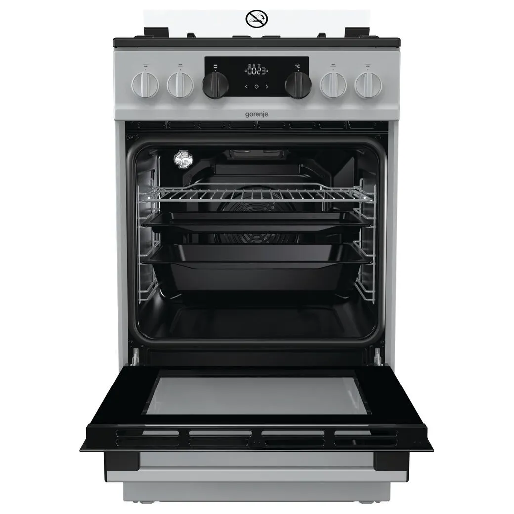 Aragaz Mixt Gorenje K5341SH, Argintiu