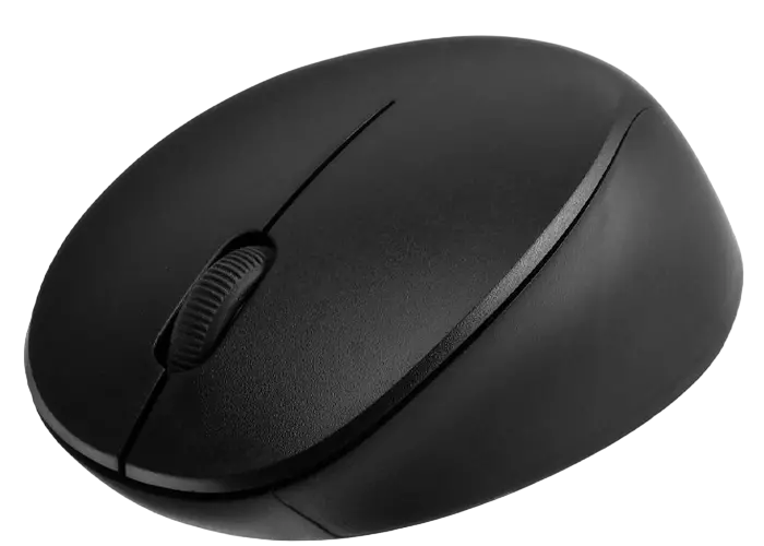 Клавиатура и мышь QUMO Space, Беспроводное, Чёрный