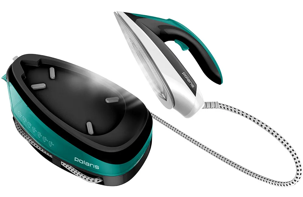 Fier de călcat cu generator de abur Polaris PSS7510K, 3000W, Verde