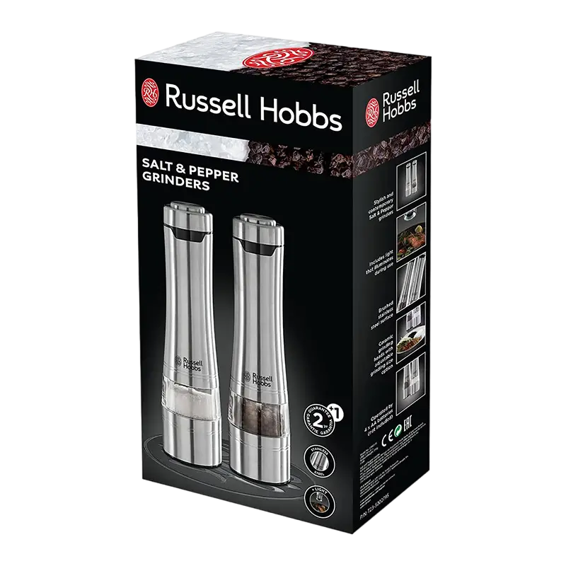 Измельчитель для соли и перца Russell Hobbs 23460-56, Серебристый