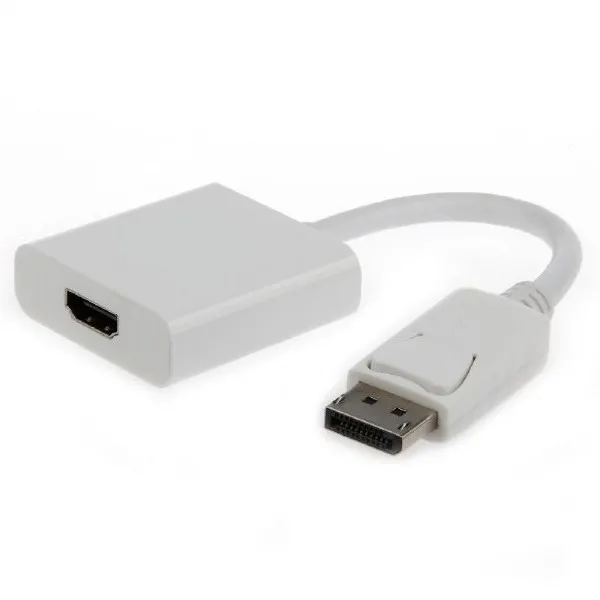 Adaptor Video Cablexpert A-DPM-HDMIF-002-W, DisplayPort (M) - HDMI (F), 0,1 m, Alb