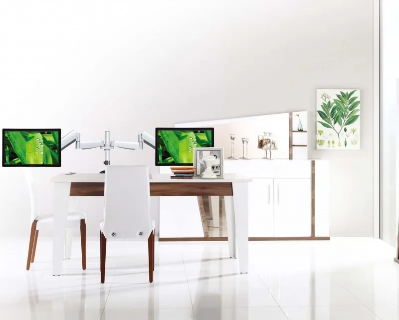 Table/desk stand for 2 monitors Reflecta FLEXO DeskPro 27-1010D 12
