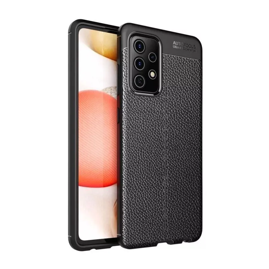 Чехол Xcover Galaxy A72 - Leather, Чёрный