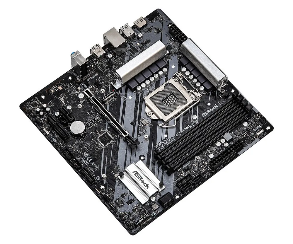 Материнская плата ASRock Z590M Phantom Gaming 4, LGA1200, Intel Z590, Micro-ATX