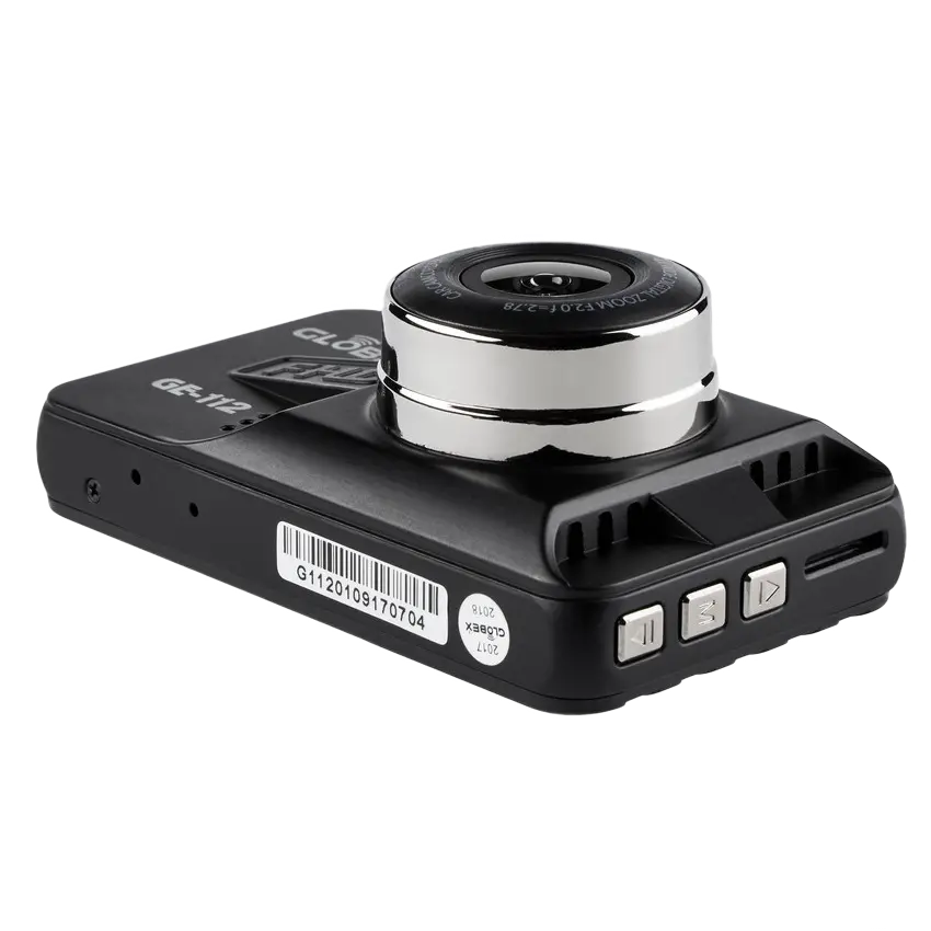 Cameră auto DVR Globex GE-112, Full-HD 1080P, Negru