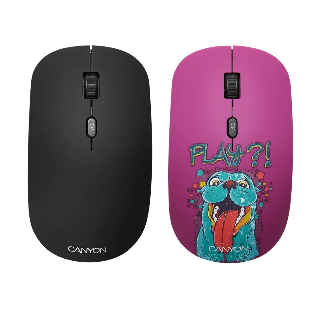 Беcпроводная мышь Canyon CND-CMSW400PL, Разноцветный