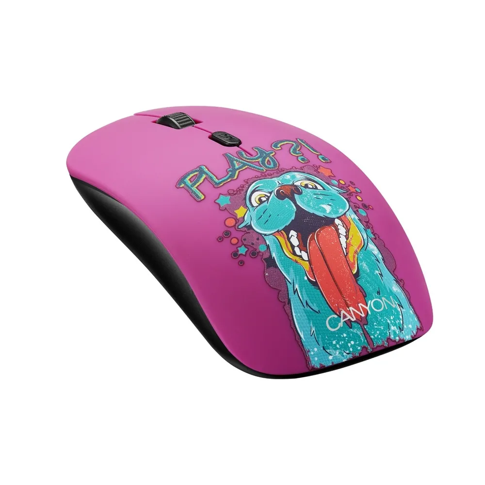 Беcпроводная мышь Canyon CND-CMSW400PL, Разноцветный