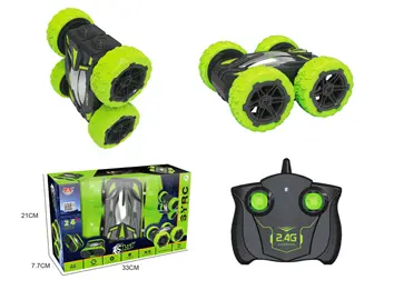 Jucărie cu telecomandă SY Flip Double-Side Stunt Car, --, Negru (SY028B)