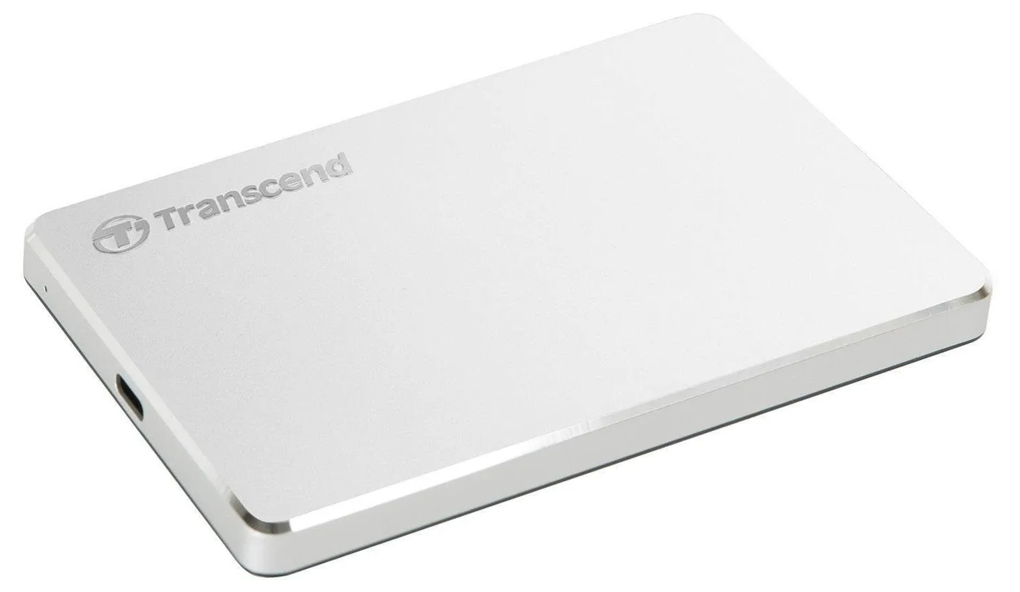 HDD portabil extern Transcend StoreJet 25C3S,  1 TB, Argintiu (TS1TSJ25C3S)