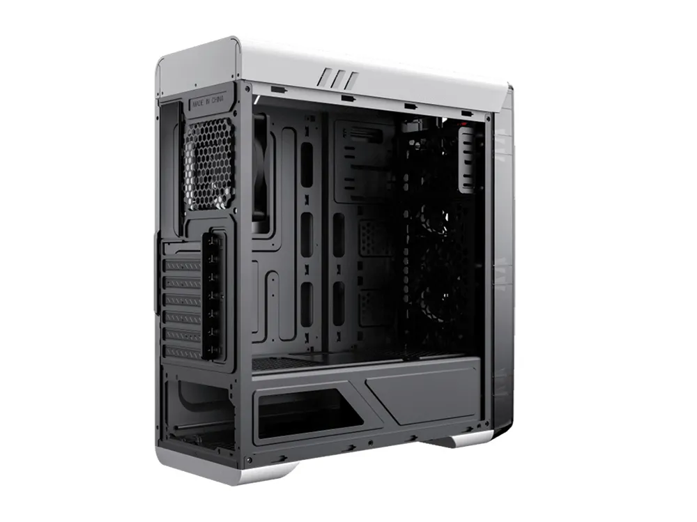 Carcasă PC Gamemax MoonLight FRGB, Midi-Tower, ATX, Alb