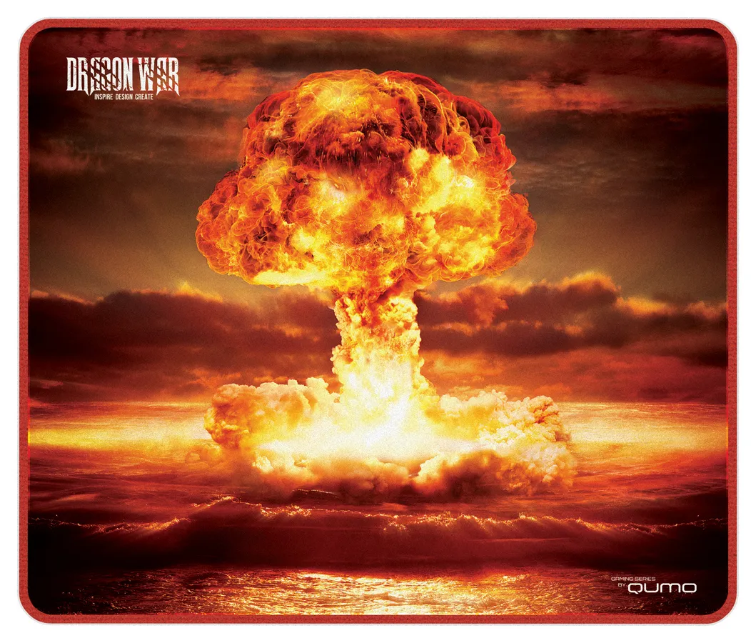 Клавиатура, мышь и коврик для мыши QUMO Wartime, Проводное, Чёрный