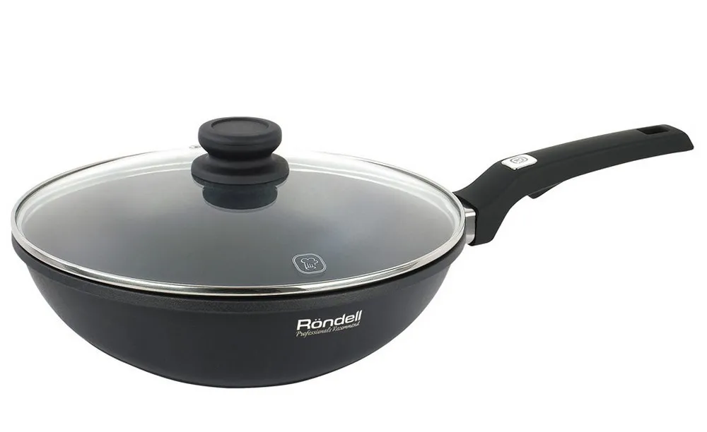 Сковорода WOK Rondell RDA-1349, 28см, Чёрный