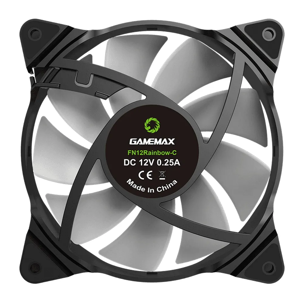 Ventilator PC Gamemax FN-12Rainbow-C, 120 mm