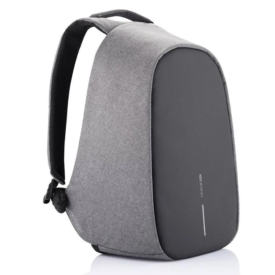 Rucsac pentru Laptop Bobby PRO, 15.6", Piele artificială, Gri