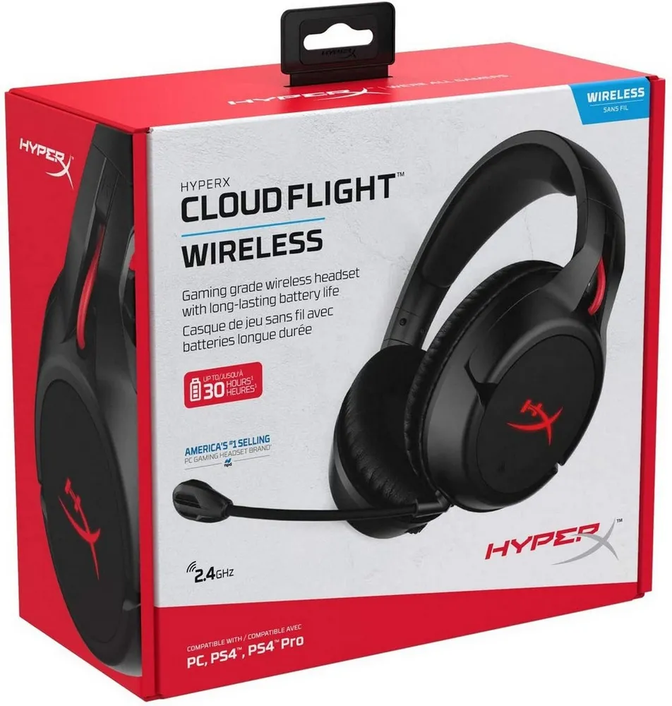 Căști gaming HyperX Cloud II, Wireless, Negru