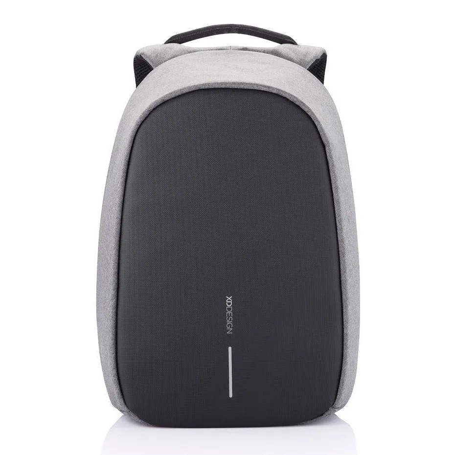 Rucsac pentru Laptop Bobby PRO, 15.6", Piele artificială, Gri