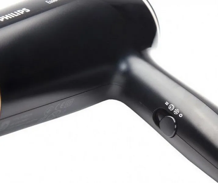 Uscător de păr Philips Essential BHD004/00, 1800 W, Negru