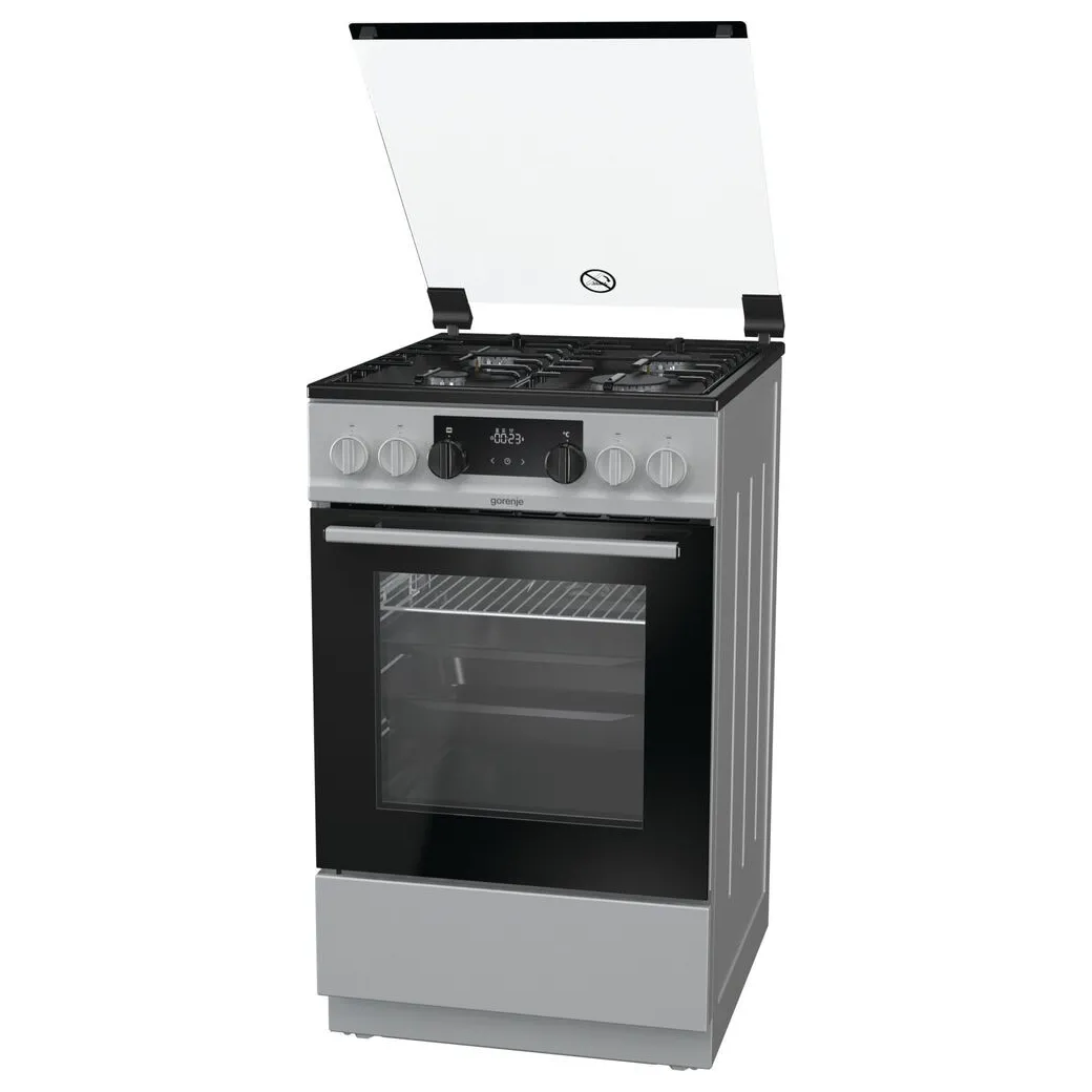 Aragaz Mixt Gorenje K5341SH, Argintiu